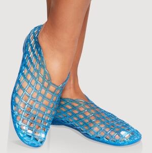 Jelly Blue Mesh Women's Shoes